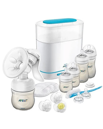 Zestaw startowy z laktatorem i sterylizatorem